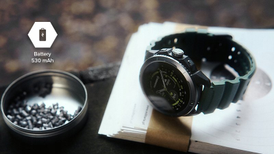 Smartwatch Hammer Watch 2 Military Edition, GPS, 5 ATM, jeshil