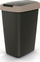Kosh plerash COMPACTA Q, 12L, plastik, i zi me kapak kafe e çelët