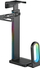 Mbajtës PC ULTRADESK FLANK, për nën tavolinë, ndriçim RGB, i zi