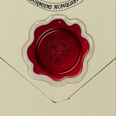 Bllok shënimesh Harry Potter Envelope, dizajn letër pranimi Hogwarts, krem