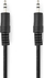 Kabllo audio stereo Nedis, 3.5 mm meshkuj-meshkuj, 1 m, e zezë
