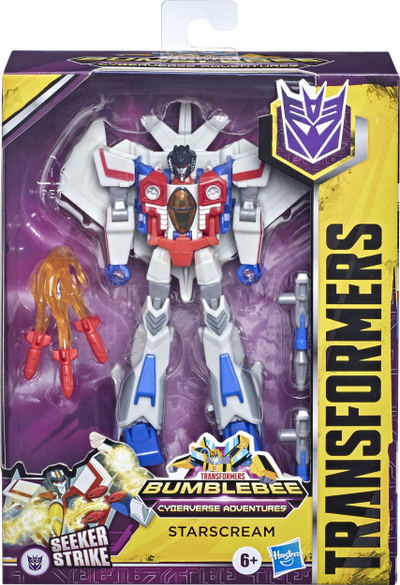 Figurë aksion Hasbro Transformers Cyberverse Deluxe Class, që kthehet, me aksesorë, shumëngjyrëshe