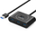 Hub USB Ugreen 4 Porta, USB 3.0, kabllo 1m, ngjyrë e zezë