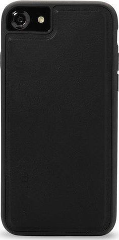Куќиште-паричник Decoded Leather Detachable Wallet за iPhone SE 2020 2022 8 7, кожа, со џебови за картички, црно