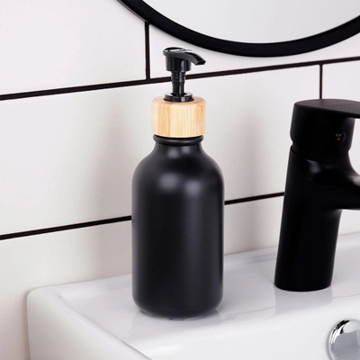 Dozues sapuni Black Soap Pump, funksion mbyllës, i zi