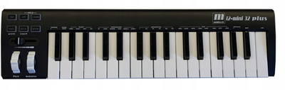 Tastierë MIDI Miditech I2-mini 32 PLUS, 32 taste, USB, e zezë