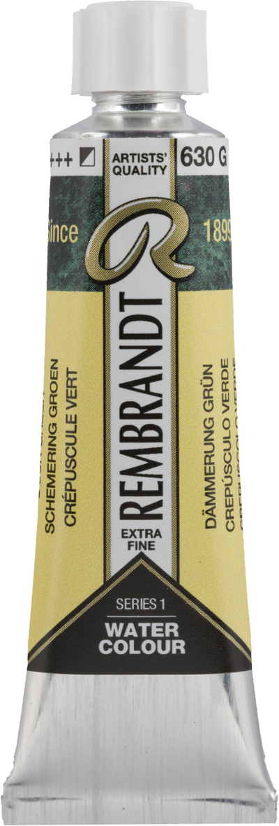 Bojë uji Rembrandt Dusk Green 630, 10ml, ekstra fine, jeshile e errët