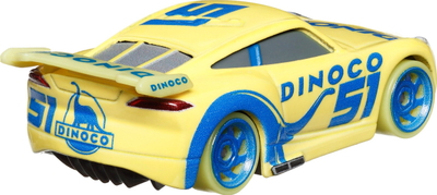 Метална играчка автомобил Disney Pixar Cars Night Racing, свети во темно, повеќебоен