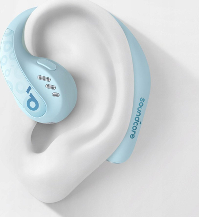 Kufje wireless Soundcore AeroFit Pro, Bluetooth, IPX5, ngjyrë aqua