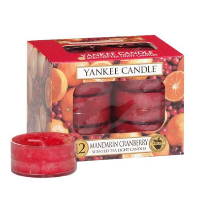Qirinj aromatik Yankee Candle Mandarin Cranberry , 12 x 9.8 g