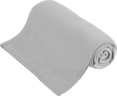 Batanije fleece Teesa TEESA, 130x150 cm, gri