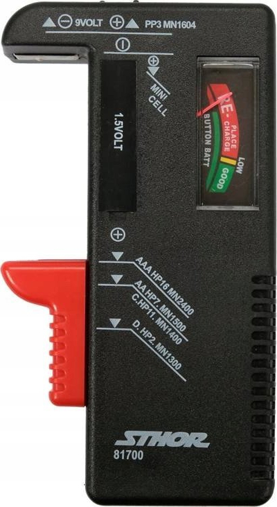 Testues baterish TFA, 1.5V dhe 9V, analog, i zi