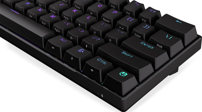 Tastierë mekanike Endorfy Thock Compact, USB, Kailh Red, RGB, e zezë