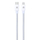 Dviced Cable USB-C To Lightning Nylon Textile 1,25M, White