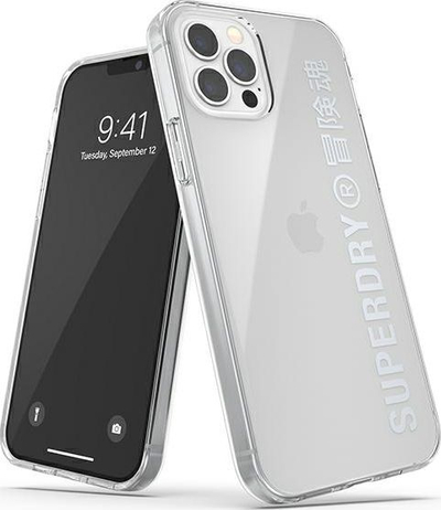 Mbrojtës SuperDry Snap për iPhone 12/12 Pro, transparent