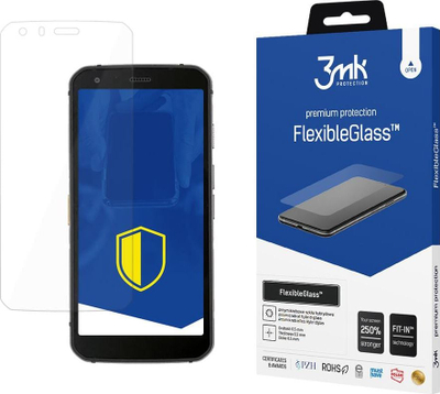 Mbrojtës ekrani 3MK FlexibleGlass për Cat S62 Pro, xham hibrid, antibakterial, transparent