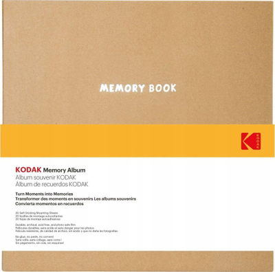 Album fotografish Kodak Self-Adhesive, 40 faqe, formati 23x27 cm, kafe