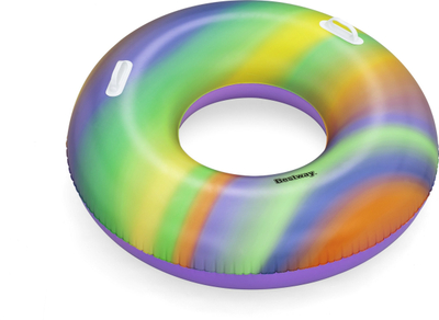 Rreth noti Bestway Rainbow Swim Tube 36352, 1.19 m, shumëngjyrësh