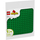 Bazë ndërtimi LEGO DUPLO 10460, pllakë për kube, 1,5+ vjeç, jeshile