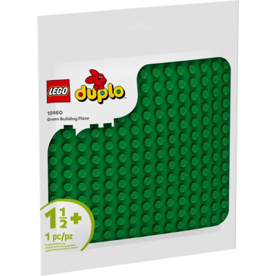 Bazë ndërtimi LEGO DUPLO 10460, pllakë për kube, 1,5+ vjeç, jeshile
