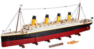 Set LEGO Icons Titanic 10294, model koleksionues, mbi 9000 pjesë, shumëngjyrësh