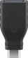 Адаптер Goobay 45395 USB C во USB A, конвертер на порти, црн