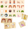 Puzzle druri edukativ Viga Match Opposites, 24 copa, Montessori, shumëngjyrësh