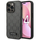 Kapak telefoni Karl Lagerfeld Saffiano Mono Metal Logo, për iPhone 14 Pro Max 6.7", gri