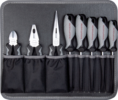 Set vegla pune Kraftwerk 202,143,000 B143, 1/4" + 3/8", 102 pjesë