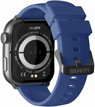 Orë e mençme Gravity GT28-3, 22mm, IP68, e zezë