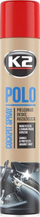 Spray kokpit për makinë K2 Polo Cockpit Strawberry, 750ml, aromë luleshtrydhe