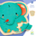 Puzzle druri Djeco Puzzlo Elephant, 14 copa, për kalamaj 3+, shumëngjyrësh