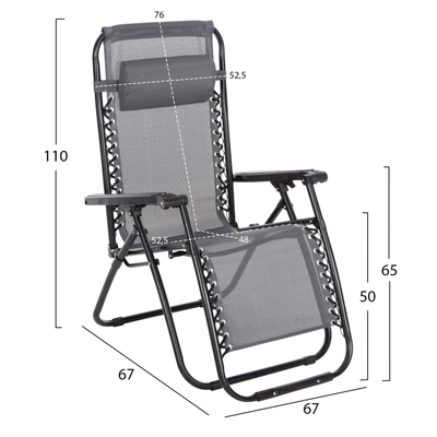 Karrige relaksi Companion HM5095.11, palosëse, 67x145x110 cm, gri