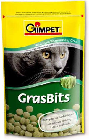 Shpërblim për mace Gimpet Gras Bits, 40g, me bar maceje