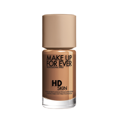 Fondatinë Make Up For Ever HD Skin, mbulim i mesëm, efekt natyral, bezhë