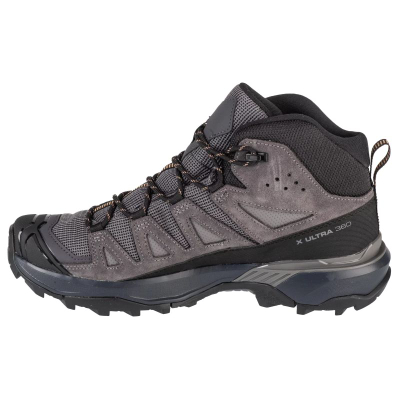 Këpucë trekking Salomon X Ultra 360 Ltr Mid GTX M 475708, me membranë Gore Tex, për burra, gri