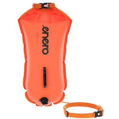Bojë noti me ajër Enero Safety Buoy Dry Pocket, 72x36 cm, xhep që s’e merr uji, portokalli
