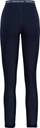 Leggings termikë për goca Kari Traa Vilma, lesh merino 210 g, bel i lartë, blu e errët