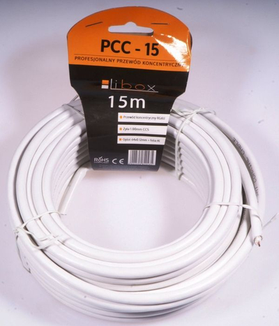 Libox RG6 Антенски Кабел, 15 m