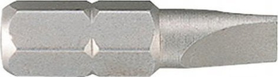 Bit kaçavidë King Tony 1/4", FLAT 4.0 x 25mm, metalik