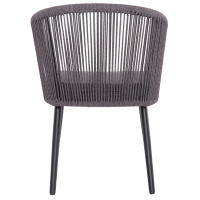Karrige ngrënieje Harriet 60x62x80,5Hcm (HM5548.13), zezë