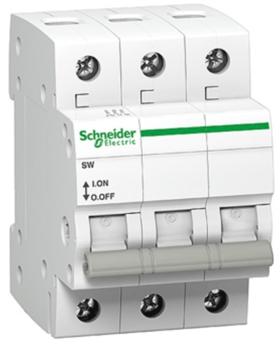 Ndërprerës Schneider A9S62363, 63 A, 3P, i bardhë
