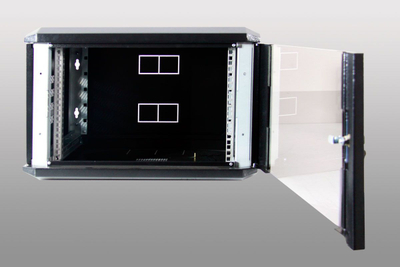 Kabinet rrjeti Sabaj RACK 19" SIDE O19 12U 40 DS S, 12U, 400mm, gri