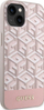 Mbulesë telefoni Guess GCube Stripes MagSafe për iPhone 14 Plus, hard case, rozë