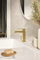 Rubinet lavamani Talocci Logon, për lavaman në këmbë, BRUSHED LIGHT GOLD, i artë