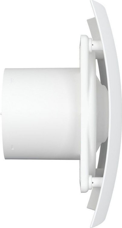Ventilator për banjo VLANO WING 100 TIMER, me sahat-kohëmatës, dalje 100mm, i bardhë