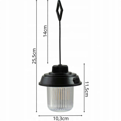Кампинг ламба REDCLIFFS, LED, полначлива со USB