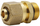 Nipel kompresioni Ferro 1/2"x1/2", për tuba 16x2 mm, profil 39 mm