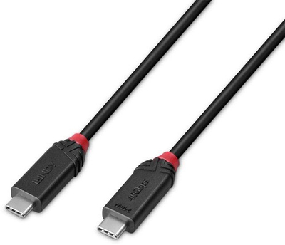 Kabllo USB4 Lindy Black Line, 1m, 240W, i zi