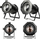 Reflektor skenik Light4Me PAR 64 200W LED Zoom, dritë e ngrohtë e bardhë, i zi